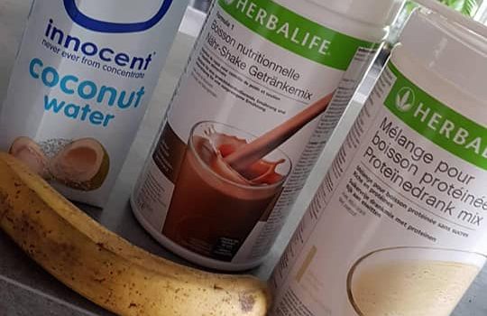 Shake formula 1 à l eau de coco